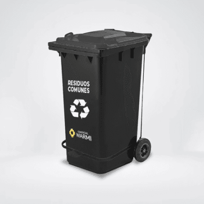 Contenedor de Basura a Pedal WARMI 120 Lts. Negro