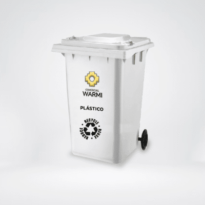 Contenedor de Basura WARMI 360 Lts. Blanco