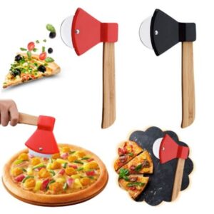 Cortador de Pizza con mango de bambú