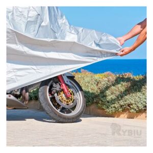 Cubierta Protectora para Moto de Alta Calidad Gris