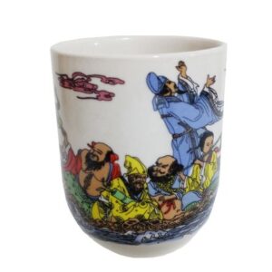 Cuenco Para Infusion Oriental Dioses Jade Bashosen 1pza Generica