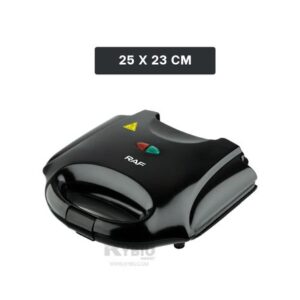 Desayuno Ideal con Waflera Negro de 2 Espacios