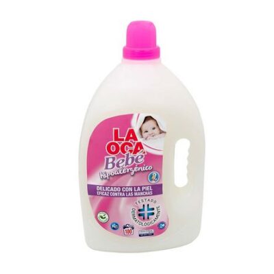 Detergente líquido La Oca Bebé Hipoalergénico botella 5L