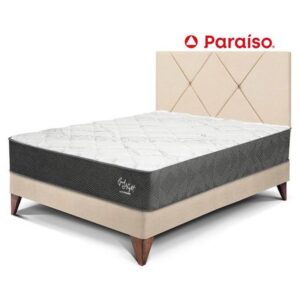 Dormitorio Europeo Good Night 1.5 Plazas Cabecera Loft Champagne