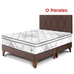 Dormitorio Europeo Pocket Advance Queen Cabecera Loft Chocolate