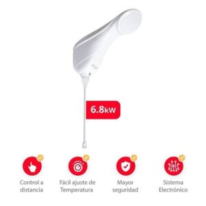 Ducha Eléctrica Bryant Sublime 6.8 Kw 3 Velocidades Blanco