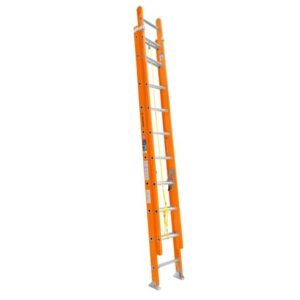 Escalera Telescopica 20 Peldaños Fibra De Vidrio Capacidad De Carga 175 Kg Truper 100228
