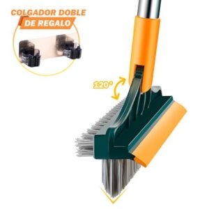 Escoba Mágica 3en1 Giratorio 120° E11 VD Y Colgador Doble
