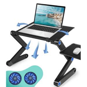 Escritorio Portátil con Refrigeración para Laptop Ajustable y Plegable