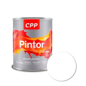 Esmalte sintético Blanco 1/4 galón