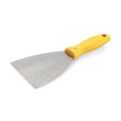 Espátula de acero con mango plástico 4