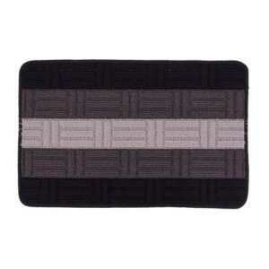 Felpudo de interior Lineas Negro Orange