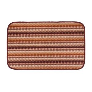 Felpudo de interior Ondas Negro Orange