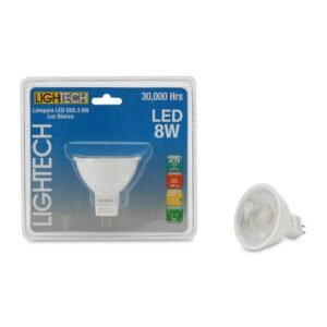 Foco LED 8W GU5.3 Luz Cálida