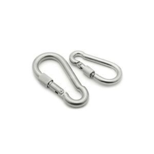 Gancho Arnés De Seguridad Acero 10cm Con Seguro