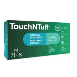 Guante Ansell TouchNTuff 92-600 con Protección Química Talla M (Caja x100 Unid)