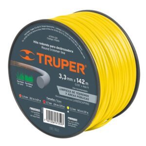 Hilo Redondo 130" 3.3 MM X 142M Carrete Truper 17645