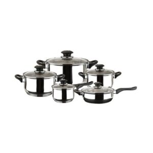 Juego de ollas Family inoxidable 10 piezas Magefesa