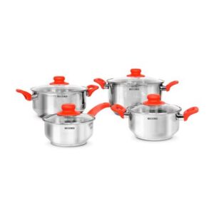 Juego de ollas Tentazione Ac inox 8 piezas