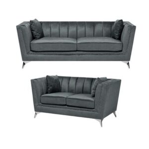 Juego de Sala formas home Argel gris