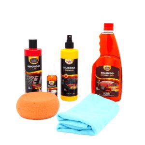 Kit Plus Dubri Eco Silicona + Shampoo + Renovador + Ambientador + Paño + Esponja