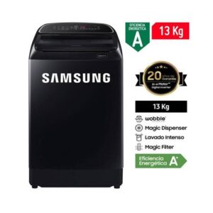 Lavadora SAMSUNG 13Kg Carga Superior WA13T5260BV Negro