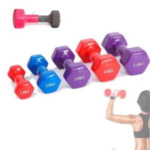 Mancuernas Vinil Pesas Plastificada Pvc (Neopreno)