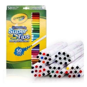 Marcadores Lavables Crayola Super Tips X 50
