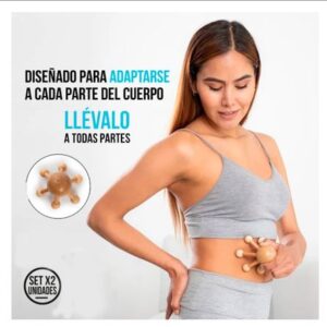 Masajeador Araña Anticelulitis Relajante Maderoterapia AS