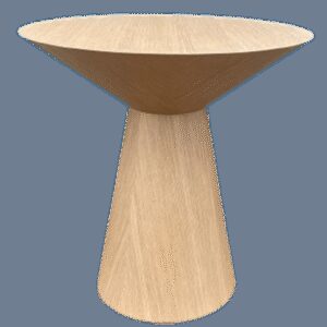 Mesa Auxiliar Benedetta Happy Home Mesa Auxiliar Enchapada en Madera