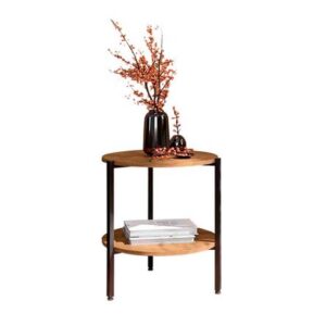 Mesa auxiliar London redonda 47cm Maple/Metal