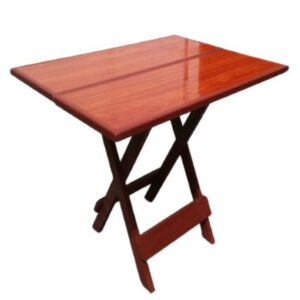 Mesa Comedor Plegable Leika en Madera Caoba