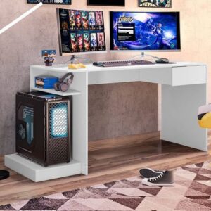 Mesa Gamer Zeta Blanca