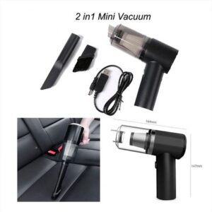 Mini Aspiradora Portátil 2 en 1 Multiusos USB Hogar Auto Carro