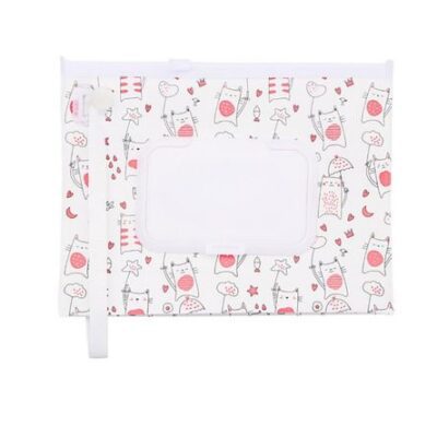 Mini Porta Paños Toallitas Generico Gatito