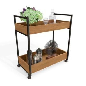 Mueble Bar London con ruedas Maple