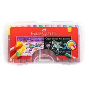 Óleos Pastel FABER CASTELL Neón + Metálico Estuche 12un