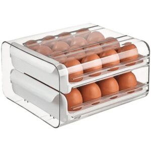 Organizador Contenedor Porta Huevos de Acrílico