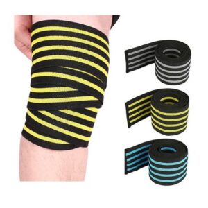 Par de Vendas Rodilleras de Potencia Gym Sentadillas