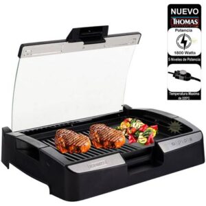 Parrilla Eléctrica Antiadherente Thomas Grill TH224 Negro