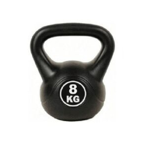 Pesa Rusa Kettebells de PVC 8kg - Negro