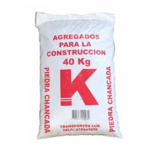 Piedra Chancada Saco 40kg