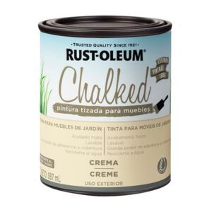 Pintura Tizada Chalked Exterior Crema Ultra Mate 887ml Rust Oleum