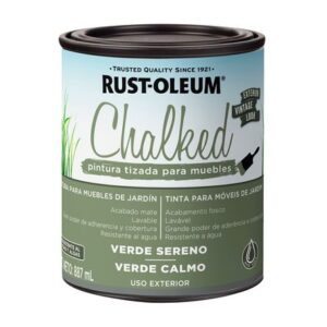 Pintura Tizada Chalked Exterior Verde Sereno Ultra Mate 887ml Rust Oleum
