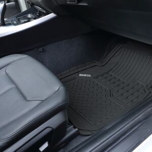 Piso Sparco Alfombra Universal Auto Camioneta 4 Pcs Spc1917 Negro