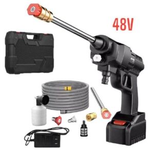 Pistola Hidrolavadora Portátil 48v Inalámbrico Alta Presión