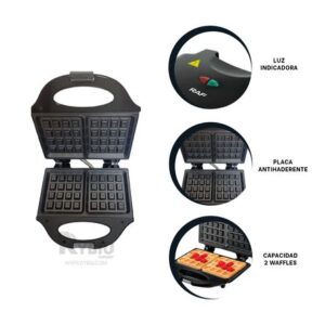 Placa Antiadherente de Walflera de Color Negro