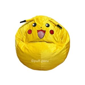 Puff Pikachu Burbuja Extragrande PuffPerú Terciopelo