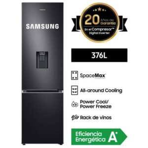 Refrigeradora SAMSUNG 376L Bottom Freezer RB38T636DB1/PE