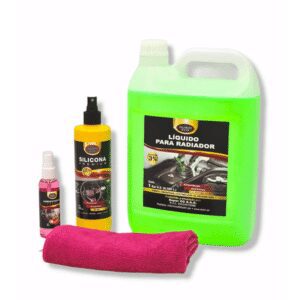Refrigerante Básico + Silicona + Ambientador + Paño Dubri Eco